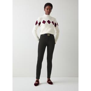L.K. Bennett Lottie Black Cotton Skinny Stretch Jean
